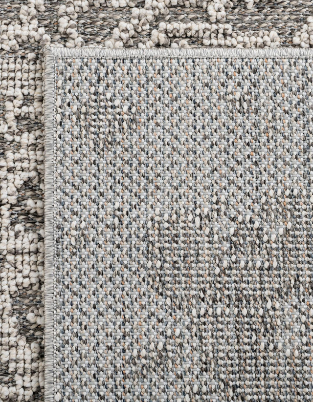 Light Gray 4' 1 x 6' 1 Symphony Outdoor Rectangle Area Rug Weather Resistant for Patio, Deck, Terrace, Balcony, Porch Durable Outside Carpet for Sale at Rug Engine