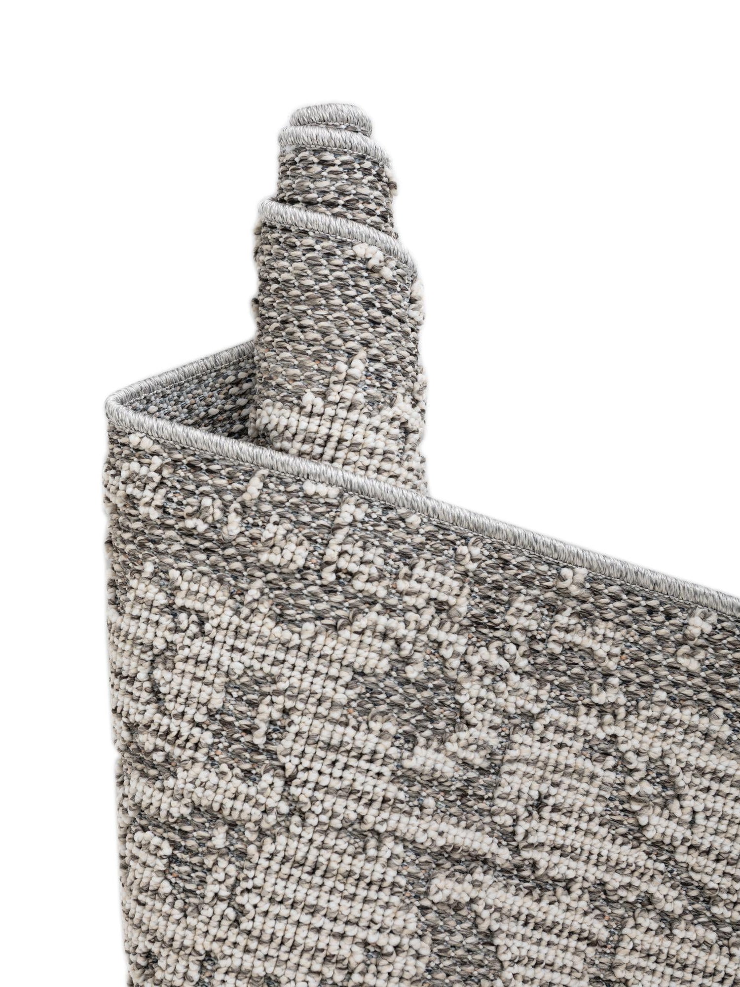 Light Gray 2' 7 x 12' Symphony Outdoor Runner Area Rug Weather Resistant for Patio, Deck, Terrace, Balcony, Porch Durable Outside Carpet for Sale at Rug Engine