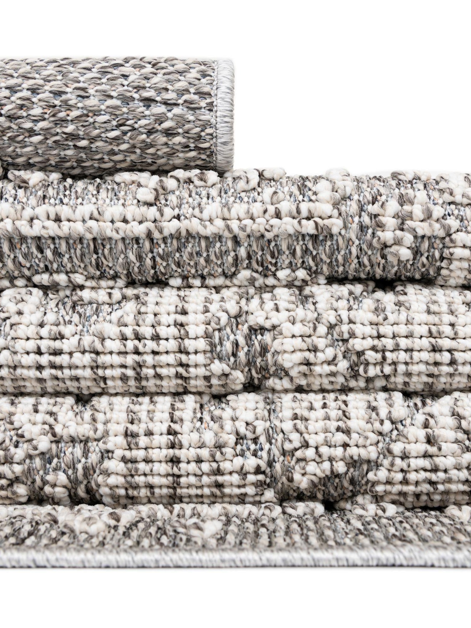 Light Gray 2' 7 x 12' Symphony Outdoor Runner Area Rug Weather Resistant for Patio, Deck, Terrace, Balcony, Porch Durable Outside Carpet for Sale at Rug Engine
