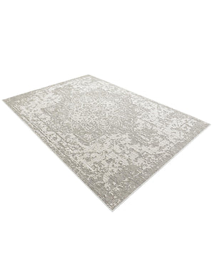 Light Gray 6' 1 x 9' Symphony Outdoor Rectangle Area Rug Weather Resistant for Patio, Deck, Terrace, Balcony, Porch Durable Outside Carpet for Sale at Rug Engine