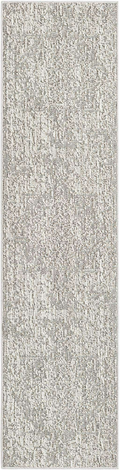 Light Gray 2' x 8' Symphony Outdoor Runner Area Rug Weather Resistant for Patio, Deck, Terrace, Balcony, Porch Durable Outside Carpet for Sale at Rug Engine