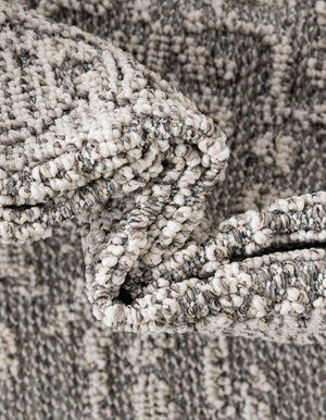Light Gray 7' 10 x 7' 10 Symphony Outdoor Square Area Rug Weather Resistant for Patio, Deck, Terrace, Balcony, Porch Durable Outside Carpet for Sale at Rug Engine
