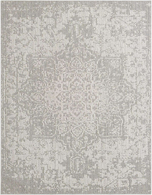 Light Gray 7' 10 x 10' Symphony Outdoor Rectangle Area Rug Weather Resistant for Patio, Deck, Terrace, Balcony, Porch Durable Outside Carpet for Sale at Rug Engine
