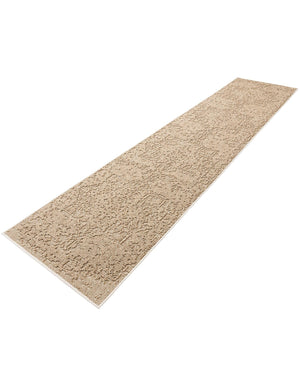 Beige 2' 7 x 12' Symphony Outdoor Runner Area Rug Weather Resistant for Patio, Deck, Terrace, Balcony, Porch Durable Outside Carpet for Sale at Rug Engine