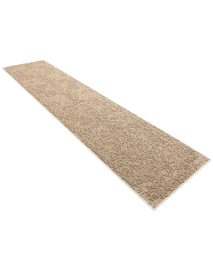 Beige 2' 7 x 12' Symphony Outdoor Runner Area Rug Weather Resistant for Patio, Deck, Terrace, Balcony, Porch Durable Outside Carpet for Sale at Rug Engine