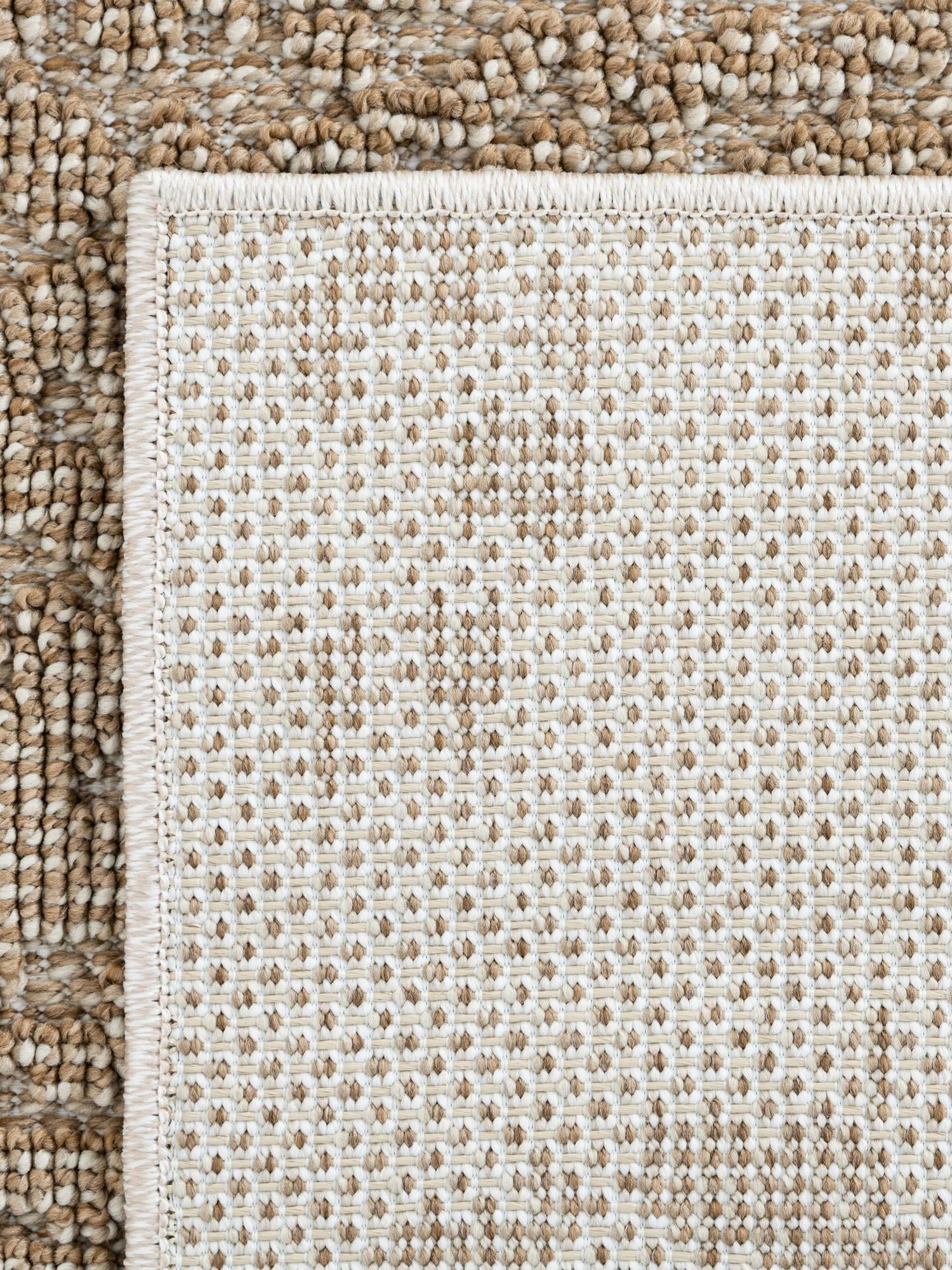 Beige 2' x 3' 1 Symphony Outdoor Rectangle Area Rug Weather Resistant for Patio, Deck, Terrace, Balcony, Porch Durable Outside Carpet for Sale at Rug Engine