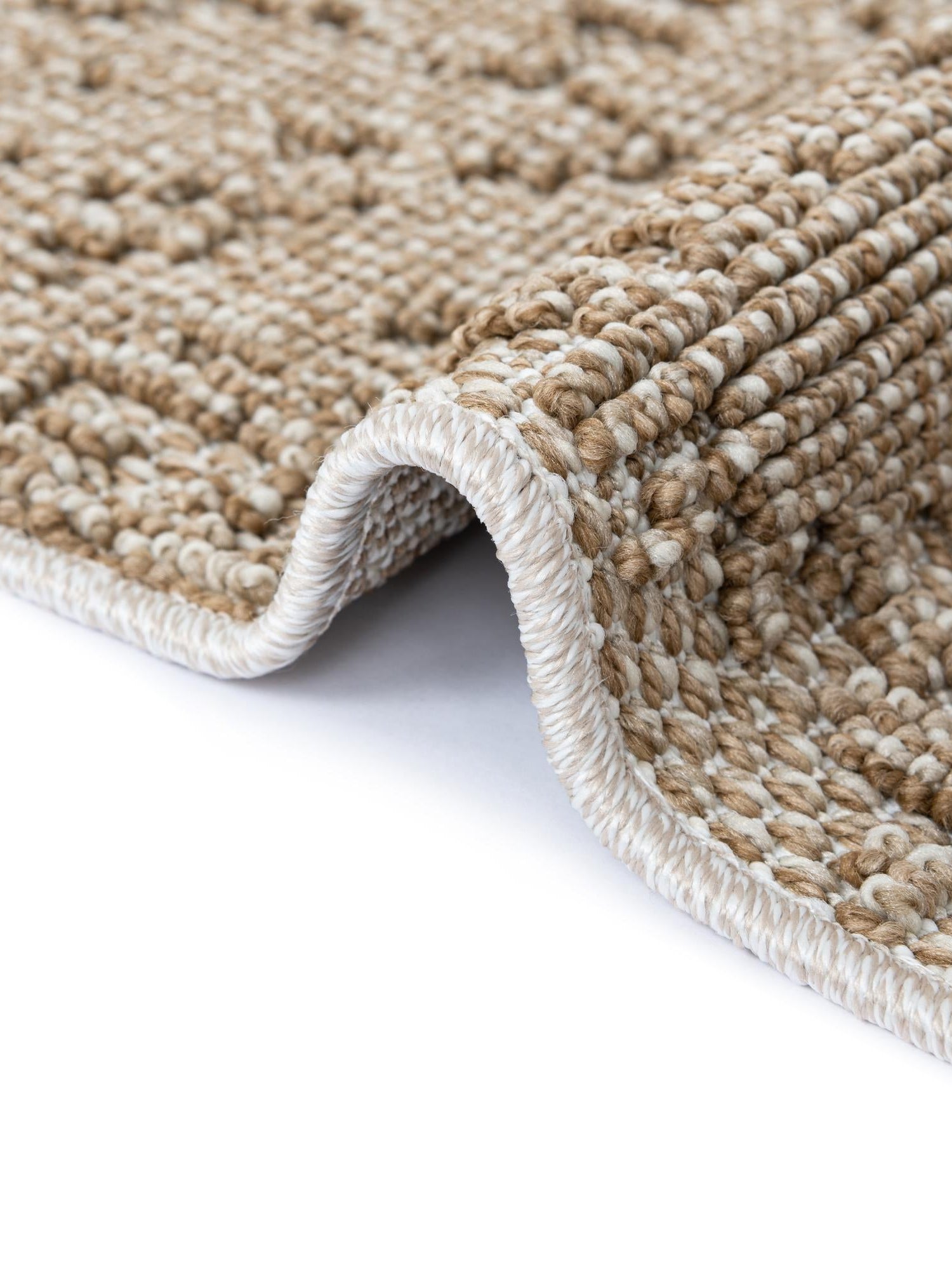 Beige 9' x 12' Symphony Outdoor Rectangle Area Rug Weather Resistant for Patio, Deck, Terrace, Balcony, Porch Durable Outside Carpet for Sale at Rug Engine
