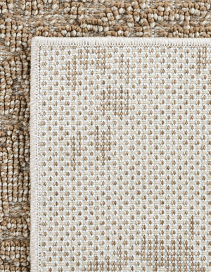 Beige 2' x 6' 1 Symphony Outdoor Runner Area Rug Weather Resistant for Patio, Deck, Terrace, Balcony, Porch Durable Outside Carpet for Sale at Rug Engine