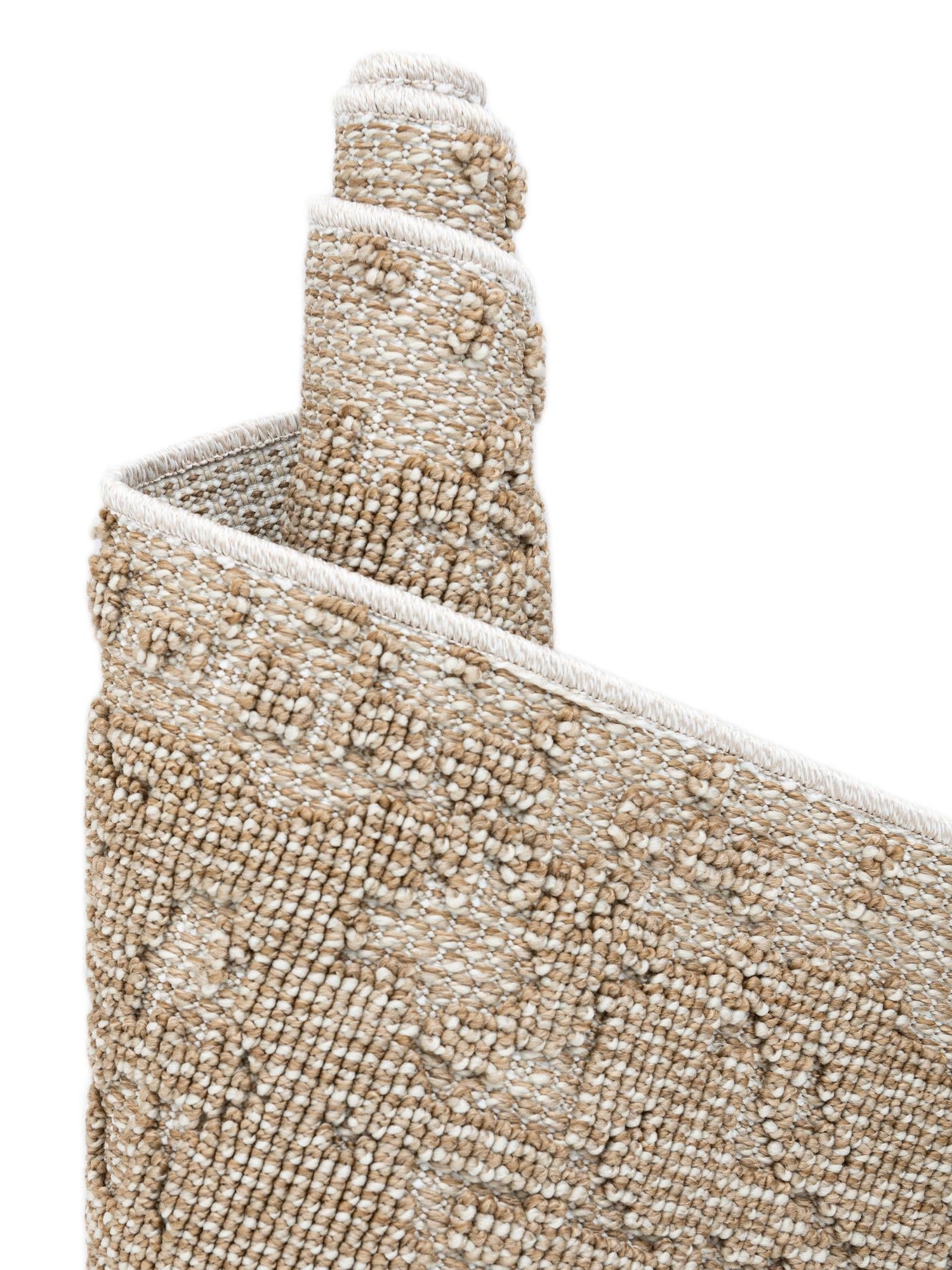 Beige 5' 3 x 5' 3 Symphony Outdoor Round Area Rug Weather Resistant for Patio, Deck, Terrace, Balcony, Porch Durable Outside Carpet for Sale at Rug Engine