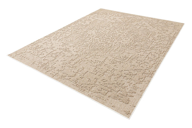 Beige 7' 10 x 10' Symphony Outdoor Rectangle Area Rug Weather Resistant for Patio, Deck, Terrace, Balcony, Porch Durable Outside Carpet for Sale at Rug Engine