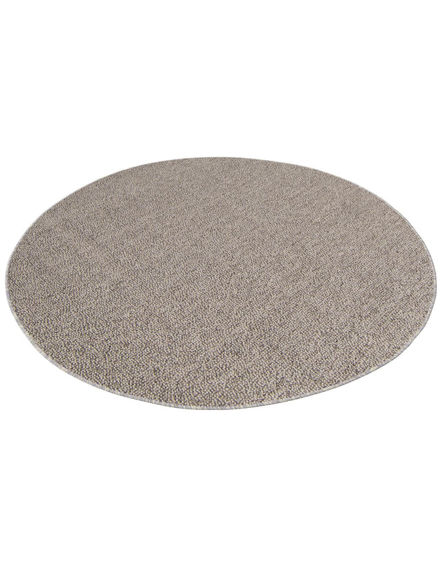 Light Gray 5' 3 x 5' 3 Symphony Outdoor Round Area Rug Weather Resistant for Patio, Deck, Terrace, Balcony, Porch Durable Outside Carpet for Sale at Rug Engine