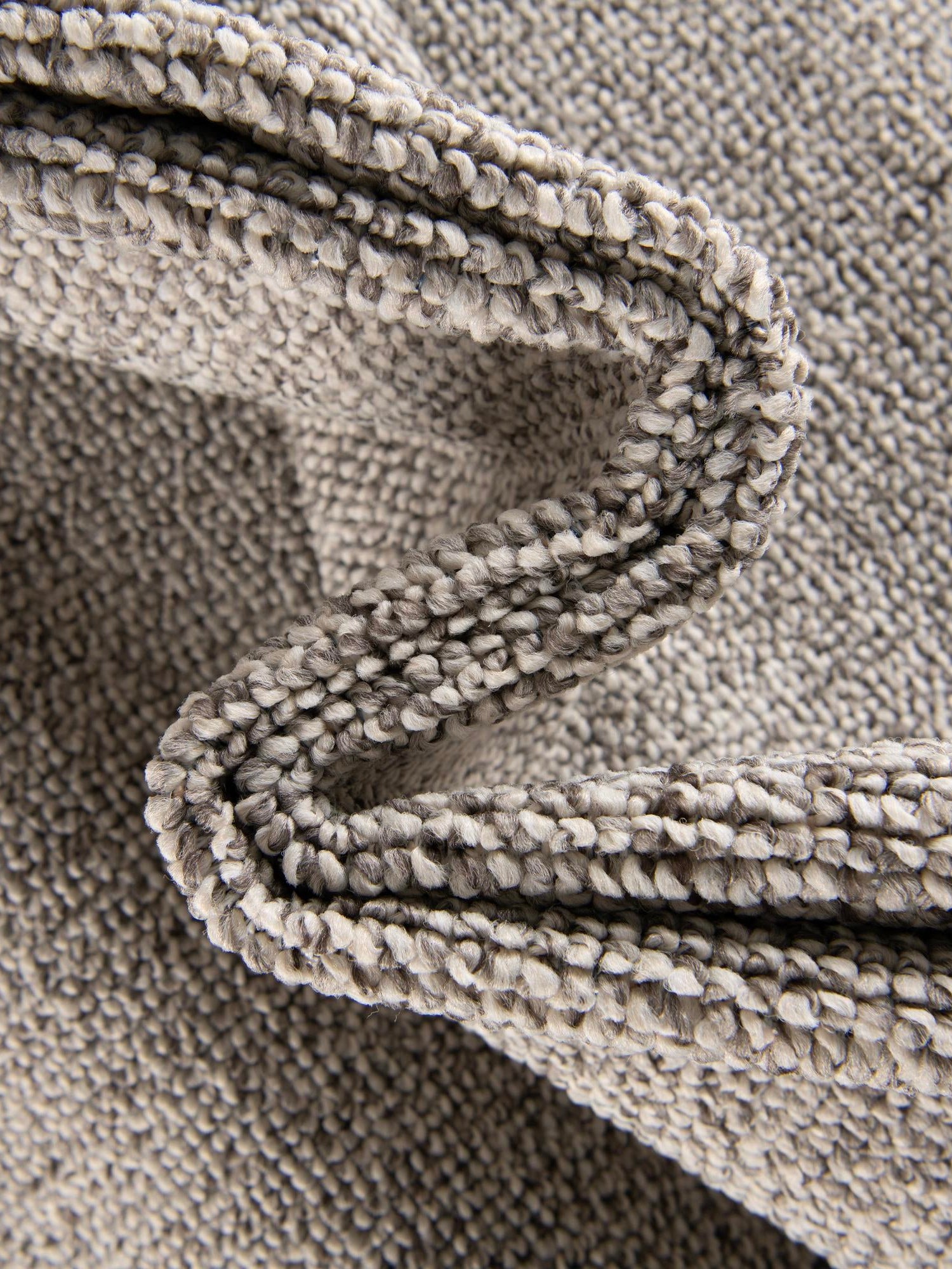 Light Gray 6' 1 x 9' Symphony Outdoor Rectangle Area Rug Weather Resistant for Patio, Deck, Terrace, Balcony, Porch Durable Outside Carpet for Sale at Rug Engine