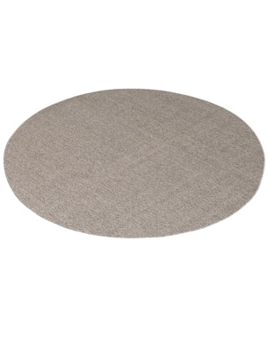 Light Gray 7' 10 x 7' 10 Symphony Outdoor Round Area Rug Weather Resistant for Patio, Deck, Terrace, Balcony, Porch Durable Outside Carpet for Sale at Rug Engine