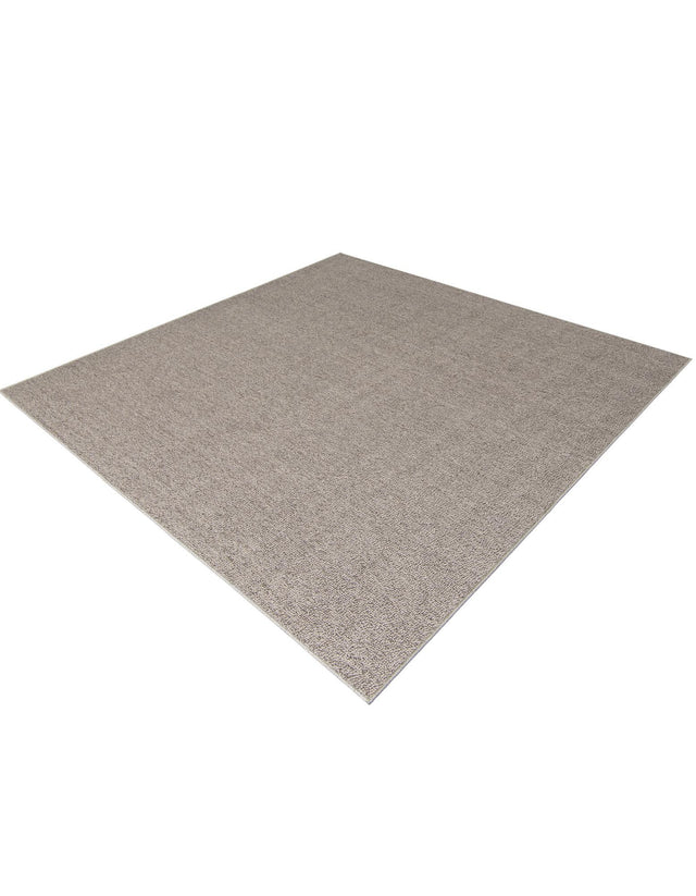 Light Gray 7' 10 x 7' 10 Symphony Outdoor Square Area Rug Weather Resistant for Patio, Deck, Terrace, Balcony, Porch Durable Outside Carpet for Sale at Rug Engine