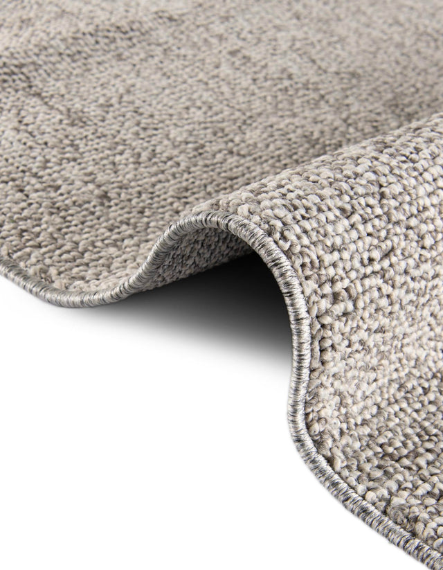 Light Gray 7' 10 x 7' 10 Symphony Outdoor Square Area Rug Weather Resistant for Patio, Deck, Terrace, Balcony, Porch Durable Outside Carpet for Sale at Rug Engine