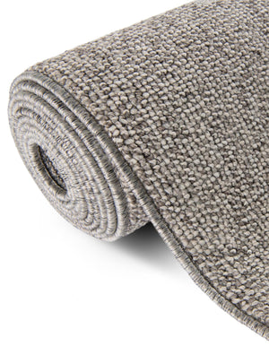 Light Gray 7' 10 x 7' 10 Symphony Outdoor Square Area Rug Weather Resistant for Patio, Deck, Terrace, Balcony, Porch Durable Outside Carpet for Sale at Rug Engine