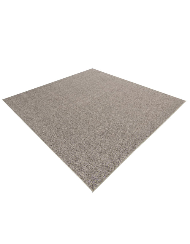 Light Gray 7' 10 x 7' 10 Symphony Outdoor Square Area Rug Weather Resistant for Patio, Deck, Terrace, Balcony, Porch Durable Outside Carpet for Sale at Rug Engine