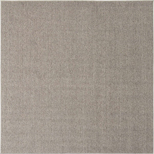 Light Gray 7' 10 x 7' 10 Symphony Outdoor Square Area Rug Weather Resistant for Patio, Deck, Terrace, Balcony, Porch Durable Outside Carpet for Sale at Rug Engine