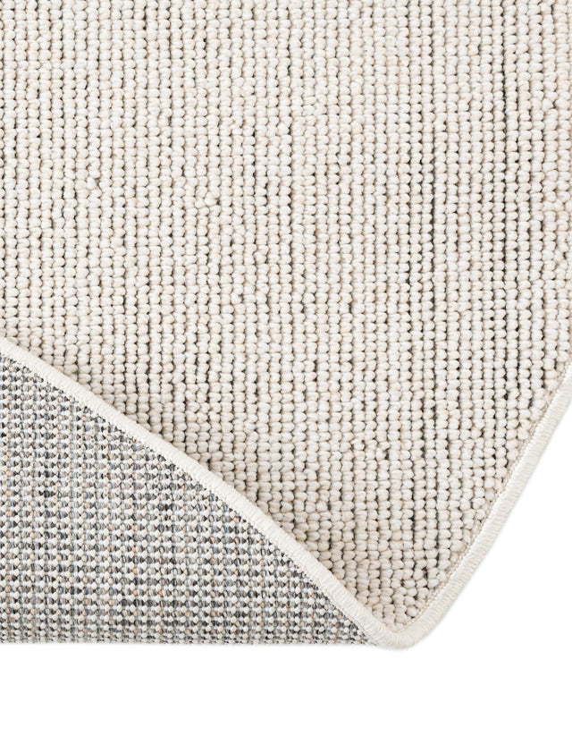 Ivory 7' 10 x 7' 10 Symphony Outdoor Round Area Rug Weather Resistant for Patio, Deck, Terrace, Balcony, Porch Durable Outside Carpet for Sale at Rug Engine