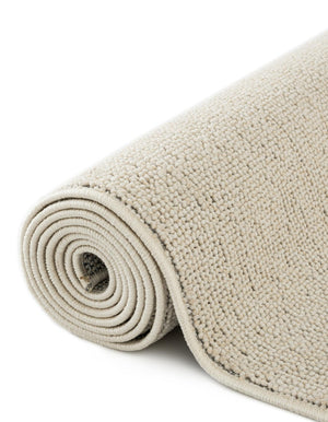 Ivory 7' 10 x 7' 10 Symphony Outdoor Round Area Rug Weather Resistant for Patio, Deck, Terrace, Balcony, Porch Durable Outside Carpet for Sale at Rug Engine