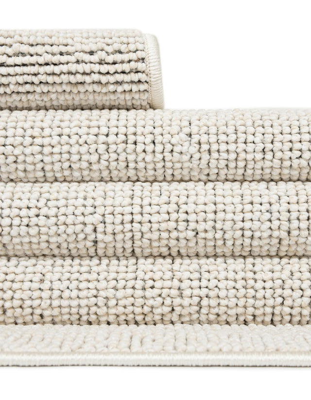 Ivory 7' 10 x 7' 10 Symphony Outdoor Round Area Rug Weather Resistant for Patio, Deck, Terrace, Balcony, Porch Durable Outside Carpet for Sale at Rug Engine