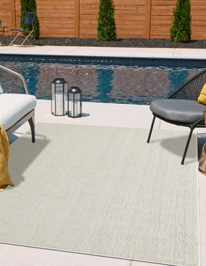 Ivory 2' x 3' 1 Symphony Outdoor Rectangle Area Rug Weather Resistant for Patio, Deck, Terrace, Balcony, Porch Durable Outside Carpet for Sale at Rug Engine