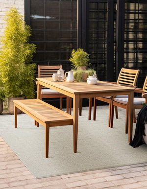 Ivory 7' 10 x 7' 10 Symphony Outdoor Square Area Rug Weather Resistant for Patio, Deck, Terrace, Balcony, Porch Durable Outside Carpet for Sale at Rug Engine