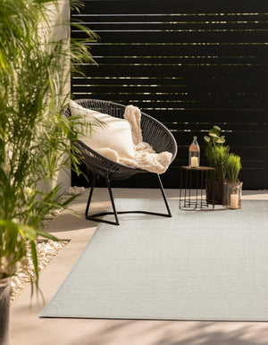 Ivory 7' 10 x 7' 10 Symphony Outdoor Square Area Rug Weather Resistant for Patio, Deck, Terrace, Balcony, Porch Durable Outside Carpet for Sale at Rug Engine