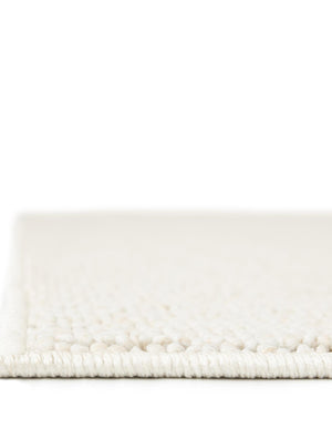 Ivory 7' 10 x 7' 10 Symphony Outdoor Square Area Rug Weather Resistant for Patio, Deck, Terrace, Balcony, Porch Durable Outside Carpet for Sale at Rug Engine