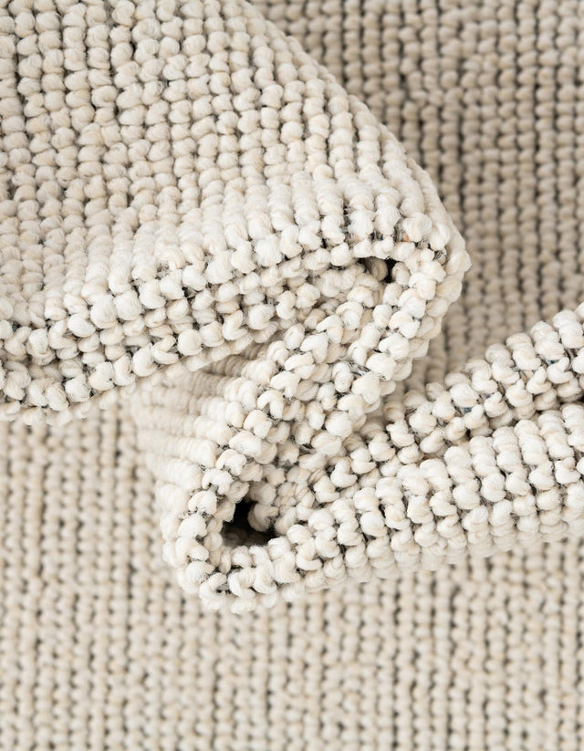 Ivory 7' 10 x 7' 10 Symphony Outdoor Square Area Rug Weather Resistant for Patio, Deck, Terrace, Balcony, Porch Durable Outside Carpet for Sale at Rug Engine