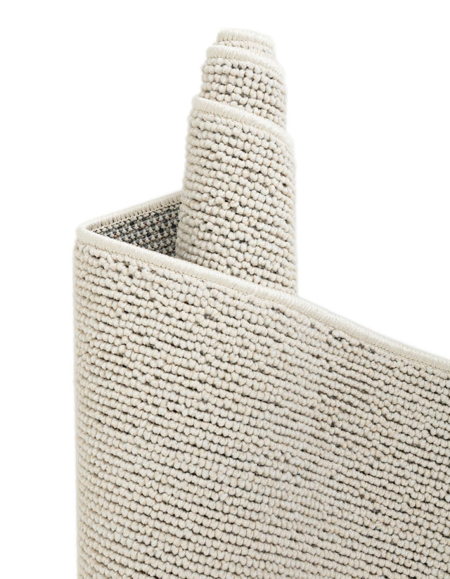 Ivory 7' 10 x 7' 10 Symphony Outdoor Square Area Rug Weather Resistant for Patio, Deck, Terrace, Balcony, Porch Durable Outside Carpet for Sale at Rug Engine