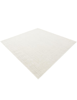 Ivory 7' 10 x 7' 10 Symphony Outdoor Square Area Rug Weather Resistant for Patio, Deck, Terrace, Balcony, Porch Durable Outside Carpet for Sale at Rug Engine
