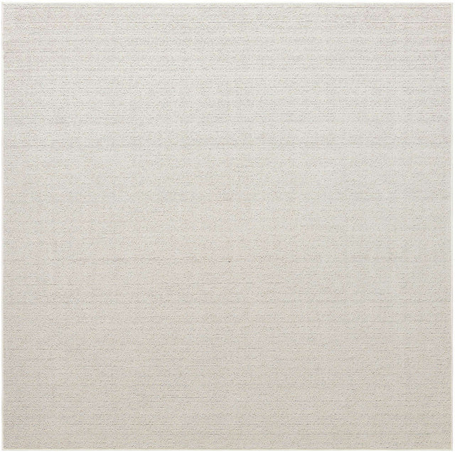 Ivory 7' 10 x 7' 10 Symphony Outdoor Square Area Rug Weather Resistant for Patio, Deck, Terrace, Balcony, Porch Durable Outside Carpet for Sale at Rug Engine