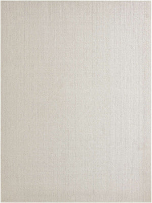 Ivory 9' x 12' Symphony Outdoor Rectangle Area Rug Weather Resistant for Patio, Deck, Terrace, Balcony, Porch Durable Outside Carpet for Sale at Rug Engine