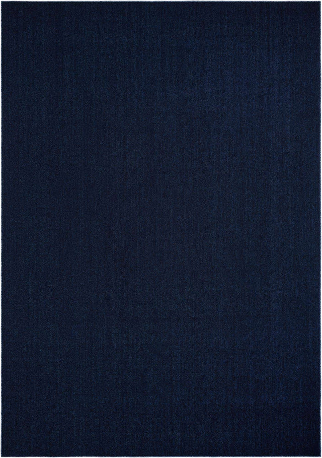 Navy Blue 10' x 14' 1 Symphony Outdoor Rectangle Area Rug Weather Resistant for Patio, Deck, Terrace, Balcony, Porch Durable Outside Carpet for Sale at Rug Engine