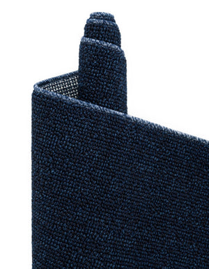 Navy Blue 7' 10 x 7' 10 Symphony Outdoor Round Area Rug Weather Resistant for Patio, Deck, Terrace, Balcony, Porch Durable Outside Carpet for Sale at Rug Engine