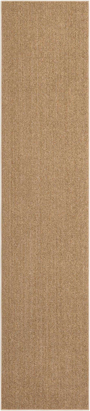Beige 2' 7 x 12' Symphony Outdoor Runner Area Rug Weather Resistant for Patio, Deck, Terrace, Balcony, Porch Durable Outside Carpet for Sale at Rug Engine