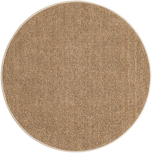 Beige 3' 1 x 3' 1 Symphony Outdoor Round Area Rug Weather Resistant for Patio, Deck, Terrace, Balcony, Porch Durable Outside Carpet for Sale at Rug Engine