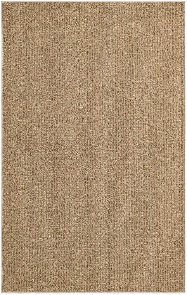 Beige 5' 3 x 8' Symphony Outdoor Rectangle Area Rug Weather Resistant for Patio, Deck, Terrace, Balcony, Porch Durable Outside Carpet for Sale at Rug Engine