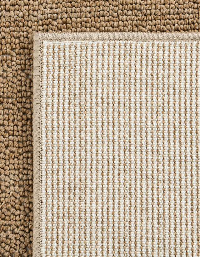 Beige 2' 7 x 12' Symphony Outdoor Runner Area Rug Weather Resistant for Patio, Deck, Terrace, Balcony, Porch Durable Outside Carpet for Sale at Rug Engine