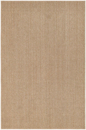 Beige 6' 1 x 9' Symphony Outdoor Rectangle Area Rug Weather Resistant for Patio, Deck, Terrace, Balcony, Porch Durable Outside Carpet for Sale at Rug Engine