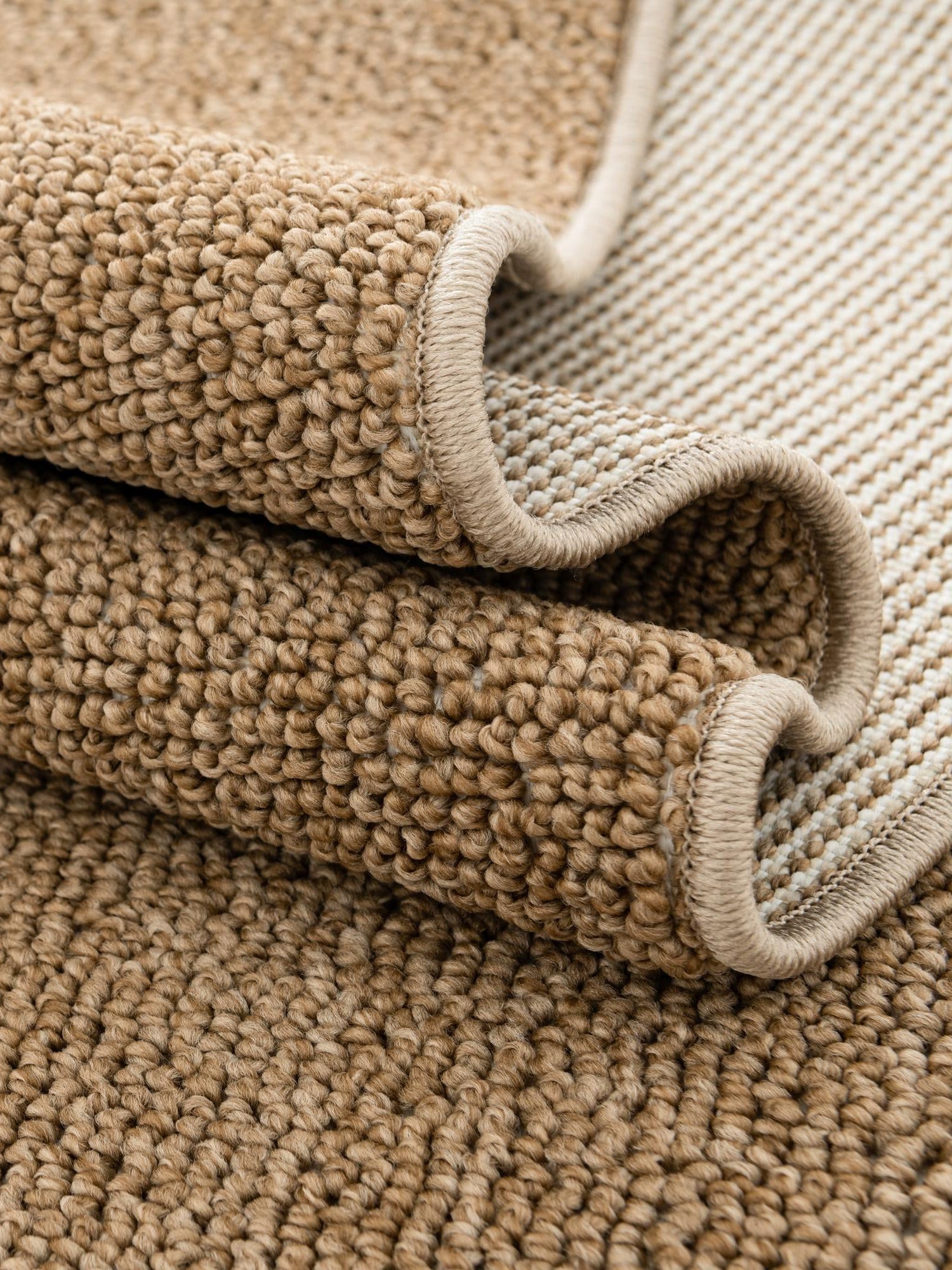 Beige 3' 1 x 3' 1 Symphony Outdoor Round Area Rug Weather Resistant for Patio, Deck, Terrace, Balcony, Porch Durable Outside Carpet for Sale at Rug Engine