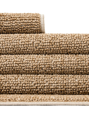 Beige 5' 3 x 5' 3 Symphony Outdoor Round Area Rug Weather Resistant for Patio, Deck, Terrace, Balcony, Porch Durable Outside Carpet for Sale at Rug Engine