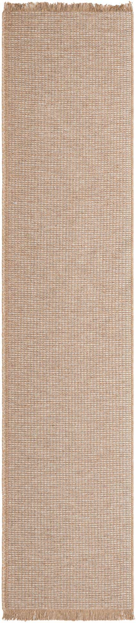 Gray 2' 7 x 12' Cottage Farm Runner Area Rug Jute Carpet Mat for Living Rooms, Dining, Office, Dorms for Sale at Rug Engine