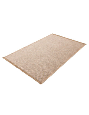 Gray 4' 1 x 6' 1 Cottage Farm Rectangle Area Rug Jute Carpet Mat for Living Rooms, Dining, Office, Dorms for Sale at Rug Engine
