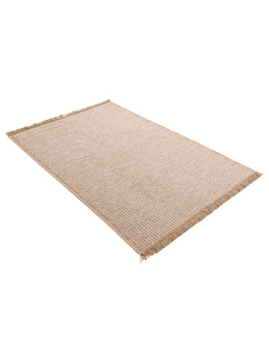 Gray 4' 1 x 6' 1 Cottage Farm Rectangle Area Rug Jute Carpet Mat for Living Rooms, Dining, Office, Dorms for Sale at Rug Engine