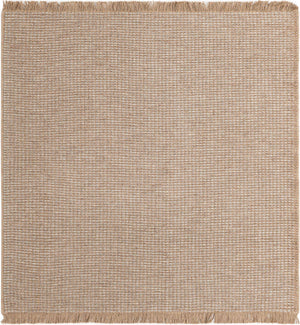 Gray 5' 1 x 5' 1 Cottage Farm Square Area Rug Jute Carpet Mat for Living Rooms, Dining, Office, Dorms for Sale at Rug Engine