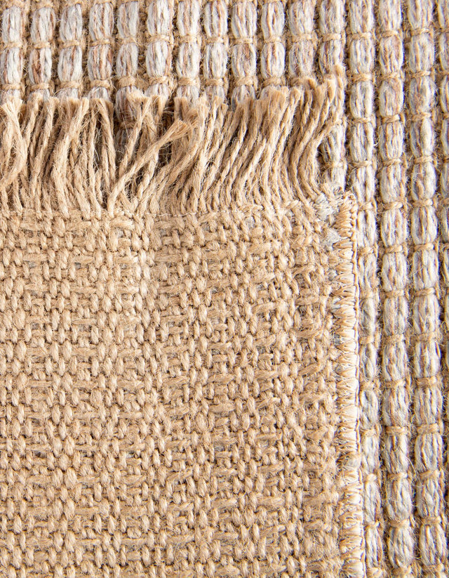 Gray 4' 1 x 6' 1 Cottage Farm Rectangle Area Rug Jute Carpet Mat for Living Rooms, Dining, Office, Dorms for Sale at Rug Engine