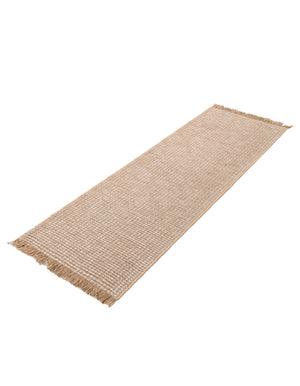 Gray 2' x 6' 1 Cottage Farm Runner Area Rug Jute Carpet Mat for Living Rooms, Dining, Office, Dorms for Sale at Rug Engine