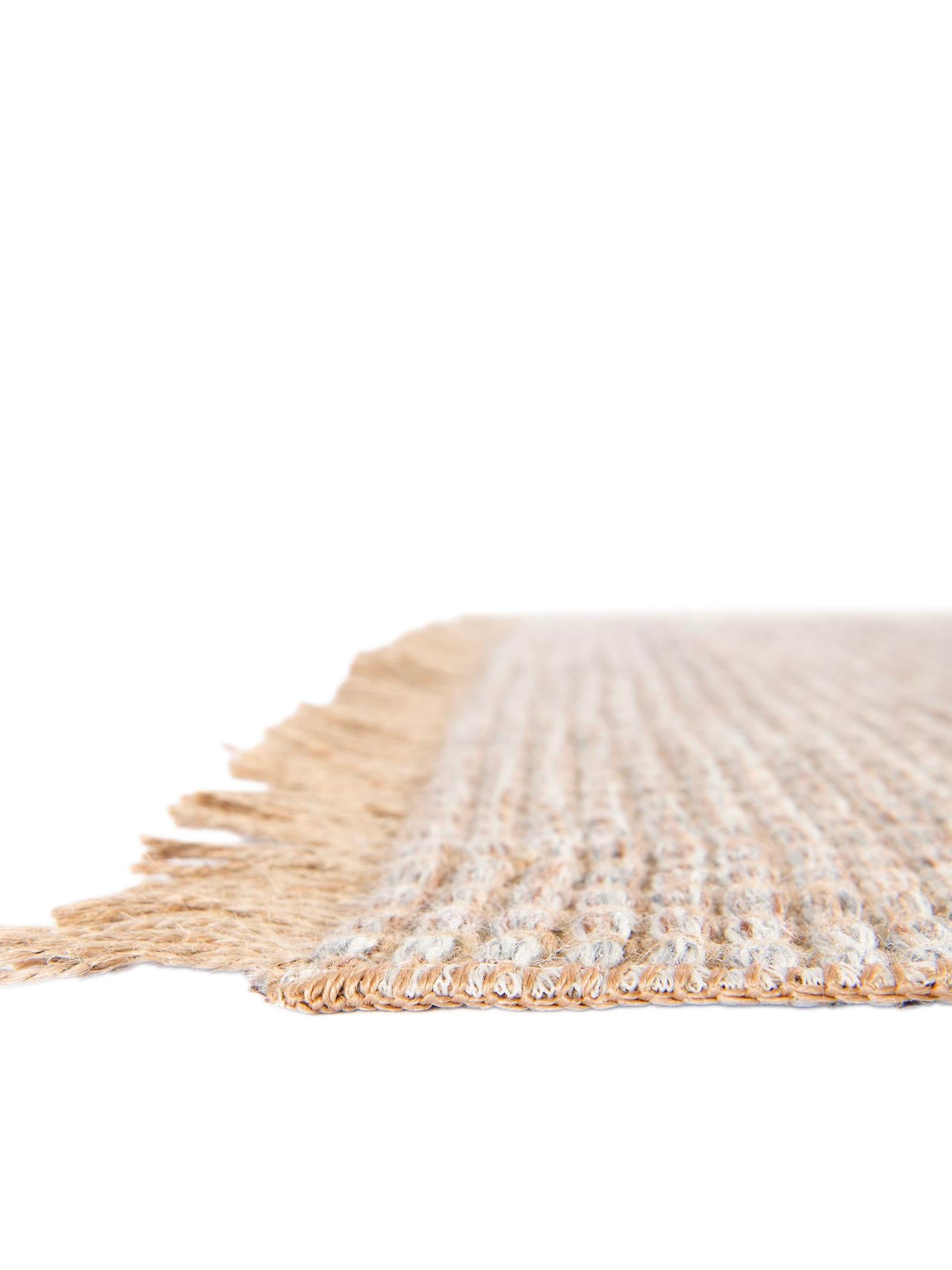 Gray 2' 7 x 10' Cottage Farm Runner Area Rug Jute Carpet Mat for Living Rooms, Dining, Office, Dorms for Sale at Rug Engine